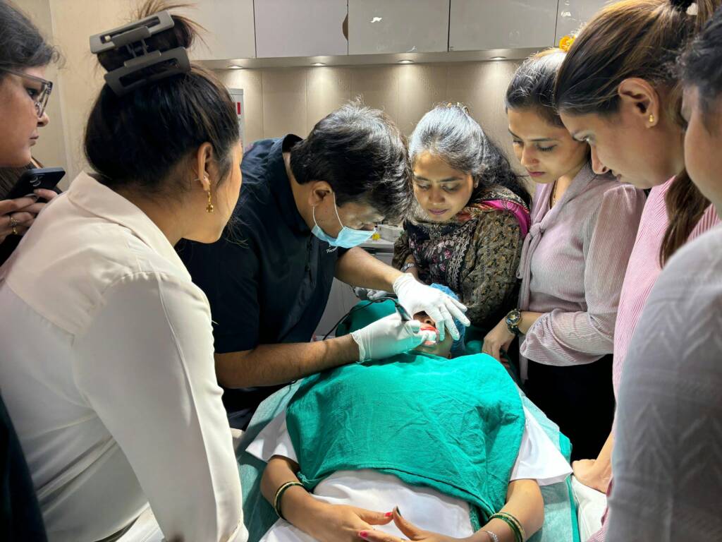 Aesthetic injectables training workshop in progress at Empire Medical Training Academy, Oldbury